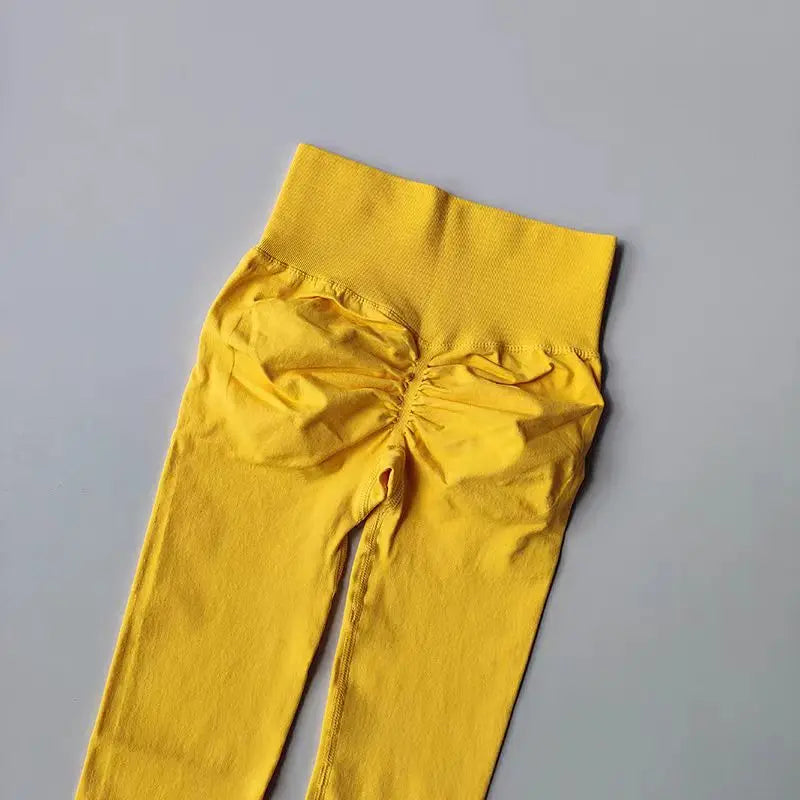 Curvzz SculptFlex High Waist Leggings – Seamless Push-Up Hip Lift