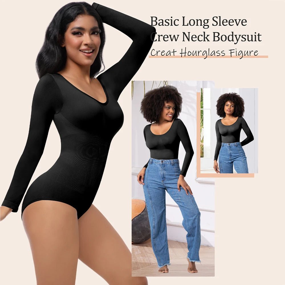 Boost Curves Confidence Boosting Seamless BodysuitBeigeS - curvzz