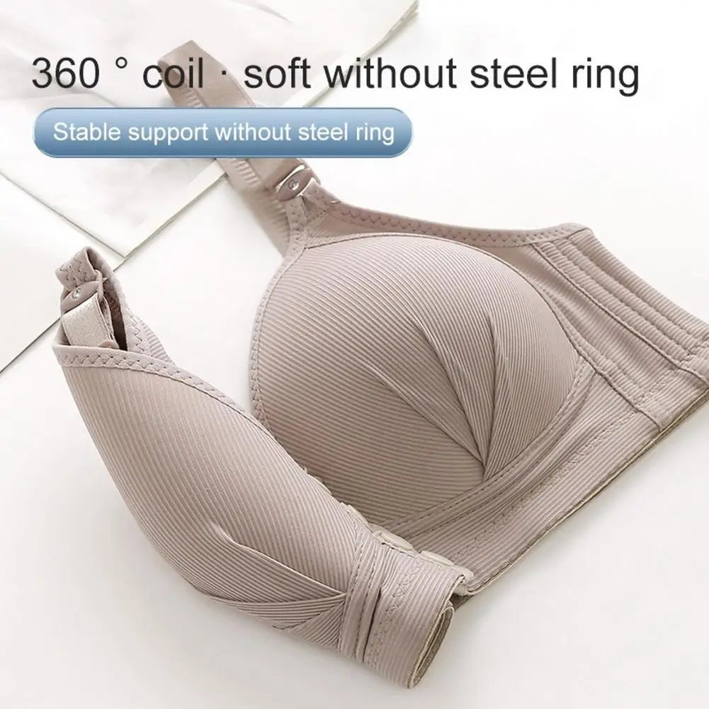 Comfort Luxe Plus Size BraGreyM - curvzz