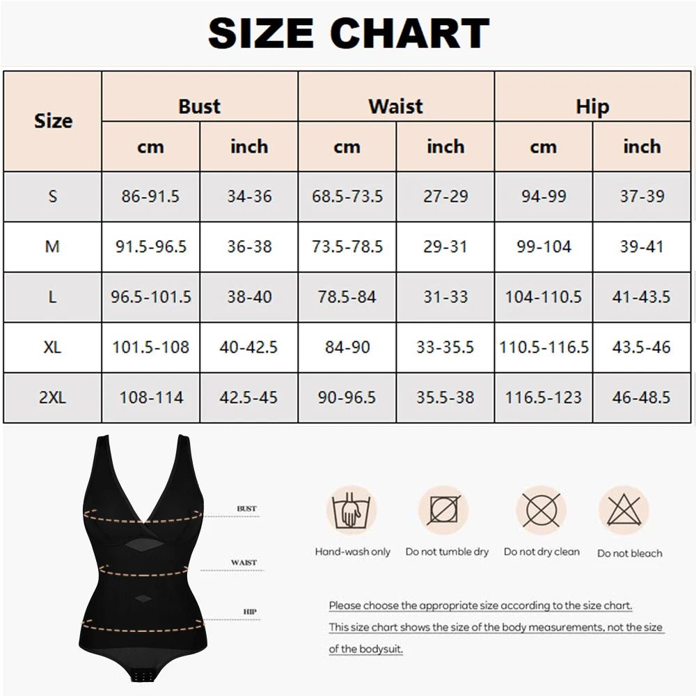 Comfortable Tummy Control butt - lifting Shapewear BodysuitWhiteXL - curvzz