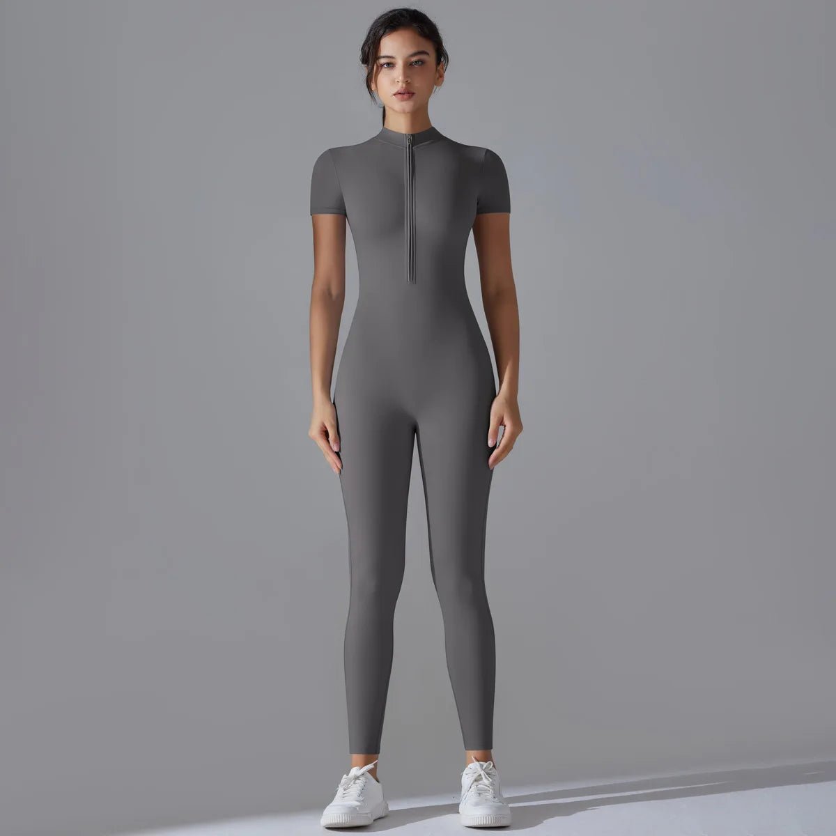 Comfortable Versatile Yoga Activewear JumpsuitBlackS - curvzz