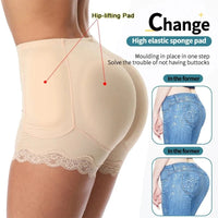Confidence - Boosting Curve Enhancing High Waist Butt Lifter Shorts ShapewearBlackS - curvzz