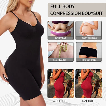 Confidence Boosting Seamless Body ShaperBlackS - curvzz
