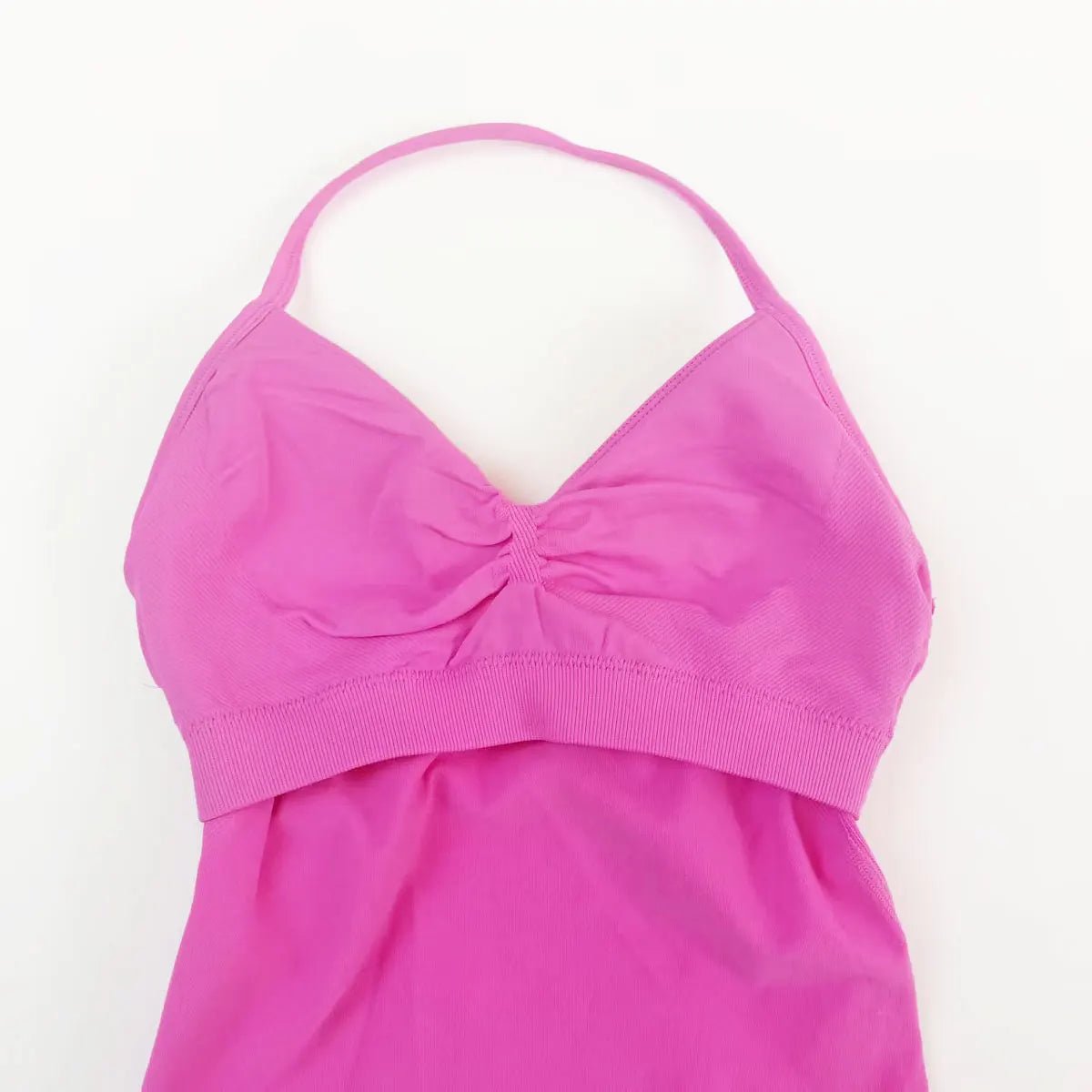 Curvzz Impact Longline Open Back Yoga Top – Strappy Support Glacier Blue XS（old） - curvzz