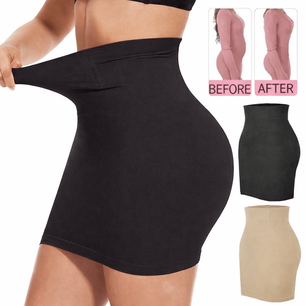 Curvzz Waist - and - Hips Shaper – Sleek Sculpting Fit for Smooth Curve Black S - curvzz