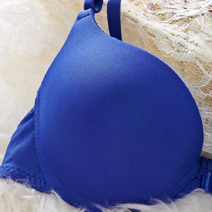 Effortless Front Buckle Push‑Up BraBeige70AB - curvzz