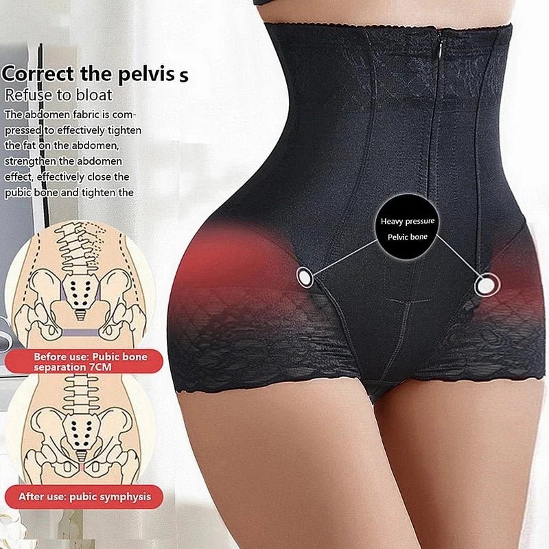 Flattering High - Waist Pants Enhance Curves ElegantlyBlackM - curvzz