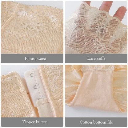 Flattering High - Waist Pants Enhance Curves ElegantlyBeigeM - curvzz