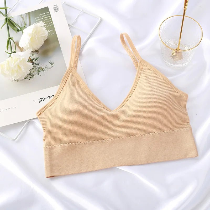 Seamless Backless Bralette for Versatile StyleBlack 1PCOne Size - curvzz