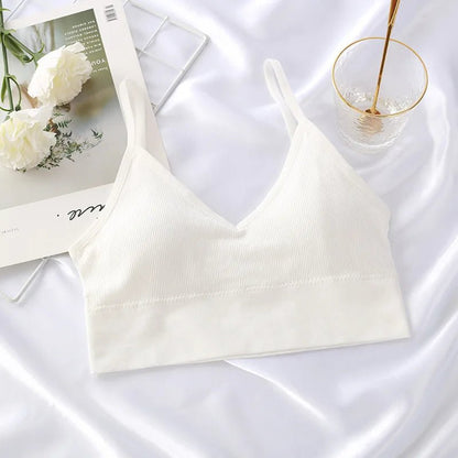 Seamless Backless Bralette for Versatile StyleWhite 1PCOne Size - curvzz