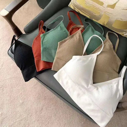 Seamless Backless Bralette for Versatile StyleBlack 1PCOne Size - curvzz