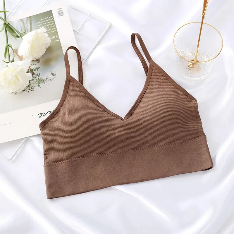 Seamless Backless Bralette for Versatile StyleBlack 1PCOne Size - curvzz