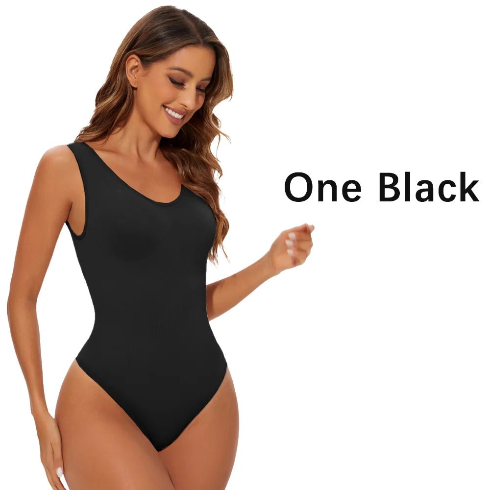 Seamless Shape‑Enhancing Bodysuit for ConfidenceBlack - 1PCS - curvzz