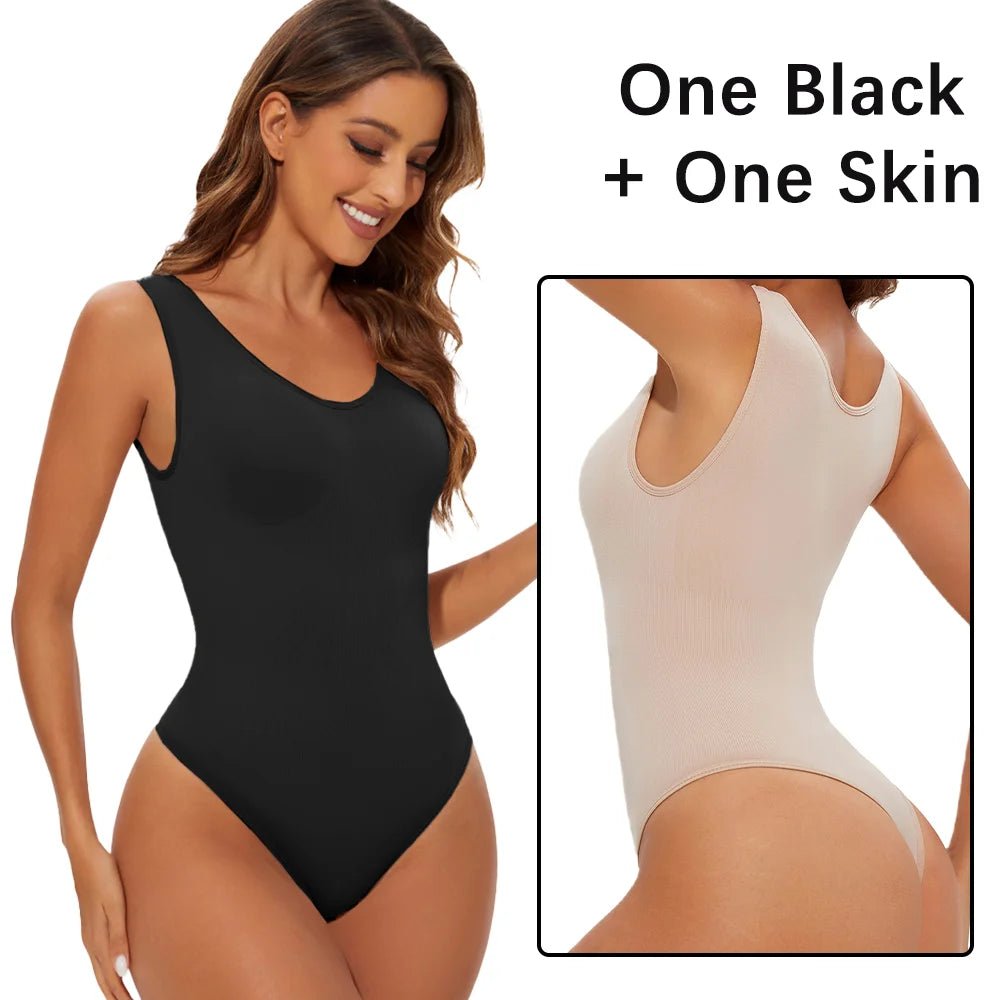 Seamless Shape‑Enhancing Bodysuit for ConfidenceSkin(Nude) - 1PCS - curvzz