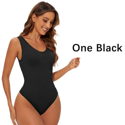 Seamless Shape‑Enhancing Bodysuit for ConfidenceSkin(Nude) - 1PCS - curvzz
