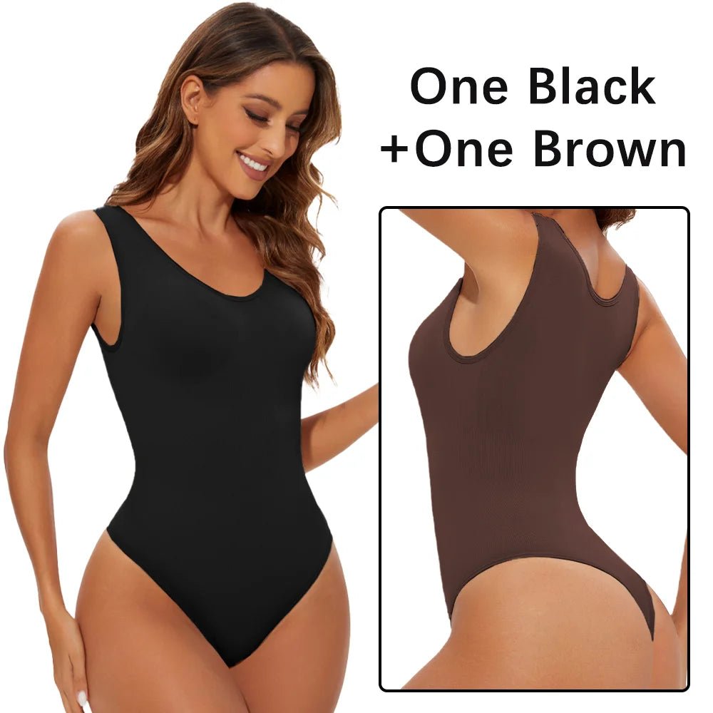 Seamless Shape‑Enhancing Bodysuit for ConfidenceSkin(Nude) - 1PCS - curvzz