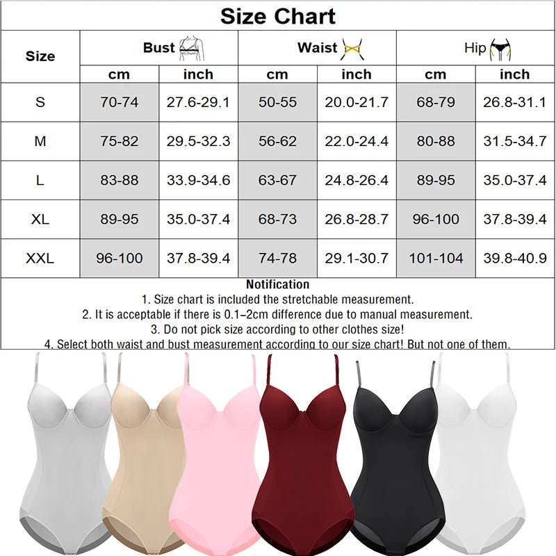 Silhouette Enhancing Bodysuit for Sleek CurvesNude BodysuitS - curvzz