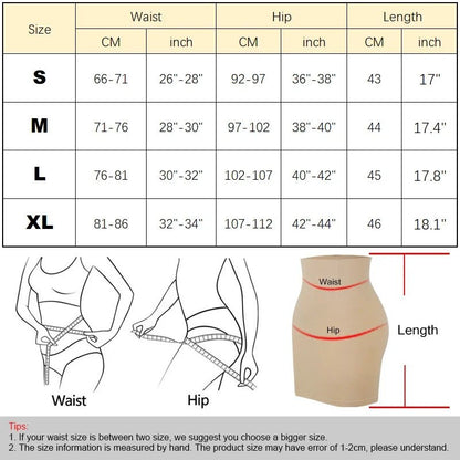 Sleek Waist‑and‑Hips ShaperBlackS - curvzz