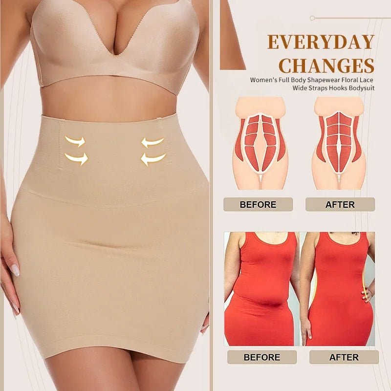 Sleek Waist‑and‑Hips ShaperBeigeS - curvzz