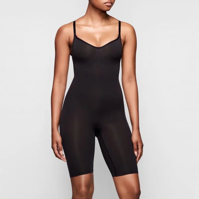 Sleek Waist‑Cinching Shapewear for CurvesBrown - AM - curvzz