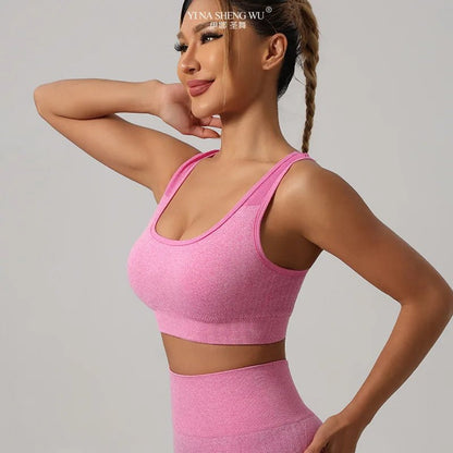 Stylish Performance Sports Bra for Workouts and ErrandsGray BraL - curvzz