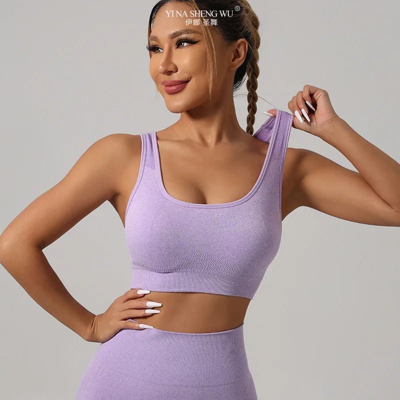 Stylish Performance Sports Bra for Workouts and ErrandsGray BraL - curvzz