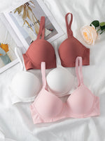 Ultimate Comfort Three‑Piece Workout Bra SetStyle170B - curvzz