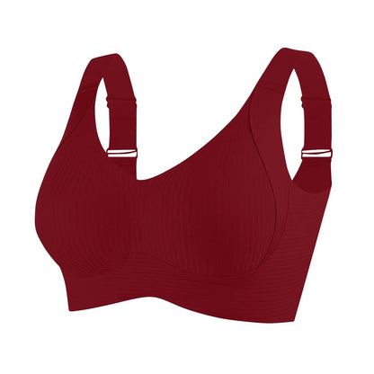 Ultimate Seamless Comfort Bra, Breathable Daily WearWine42 - curvzz