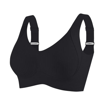 Ultimate Seamless Comfort Bra, Breathable Daily WearBlack42 - curvzz