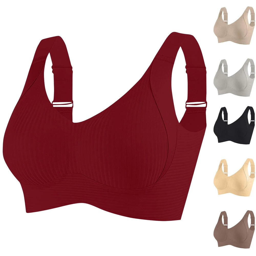 Ultimate Seamless Comfort Bra, Breathable Daily WearWhite42 - curvzz